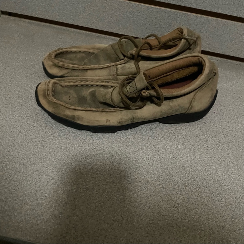 Twisted X Driving Mocs Men’s Size 6 M LXP 00202 Used GUC western cowboy leather - Picture 4 of 11